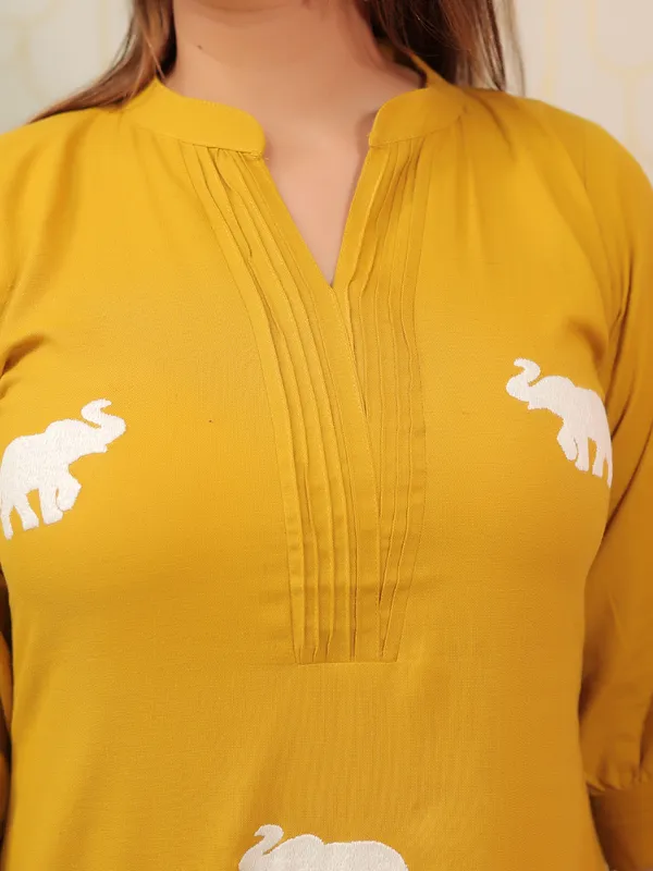 Elevara_Mustard_Co_Ord_Set_Mustard_Yellow_Slub_Cotton